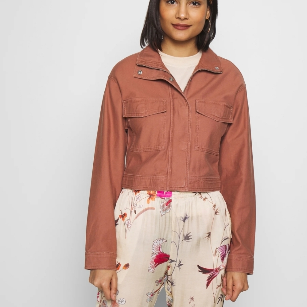 A&F Utility Trucker Jacket